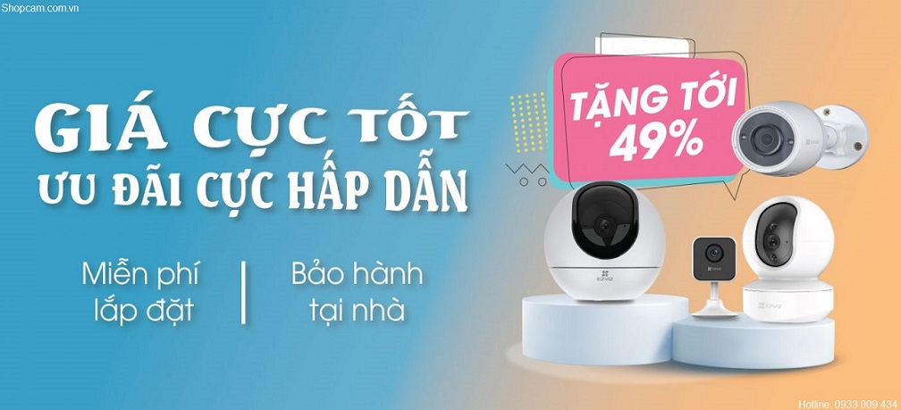 Giá cực ưu đãi lắp camera tại nhà