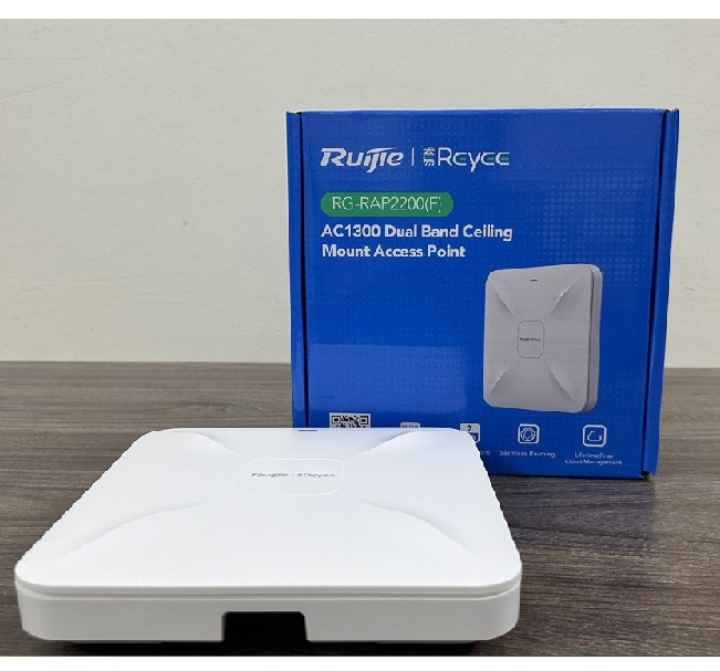 Bộ phát wifi Ruijie RG-RAP2200 | wifi ốp trần sóng khoẻ, quản lý từ xa