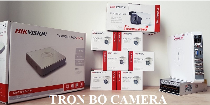 Combo camera trọn bộ, trọn gói lắp đặt tại nhà