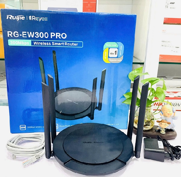Bộ phát wifi Ruijie RG-EW300 | đáp ứng mọi nhu cầu mạng gia đình văn phòng - giá từ 399k