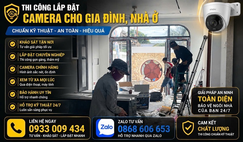 Lắp Đặt Camera Cho Gia Đình | Cung Cấp Các Giải Pháp Tối Ưu Chi Phí - Hiệu Quả Cao