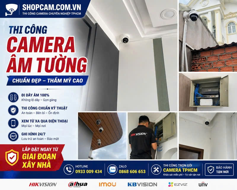 Combo bộ 10 camera cao cấp | hikvison chính hãng
