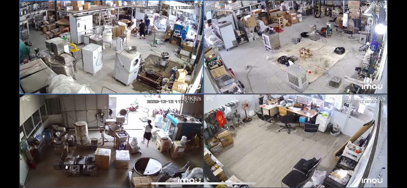 Đemo hình ảnh lắp đặt trọn bộ camera