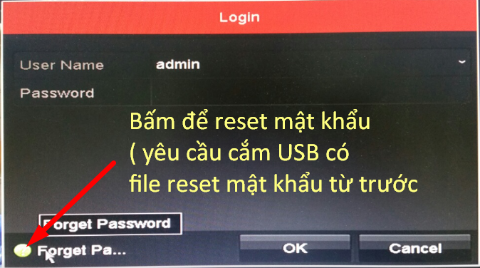 Quên mật khẩu xem camera – cách khắc phục hiệu quả & an toàn