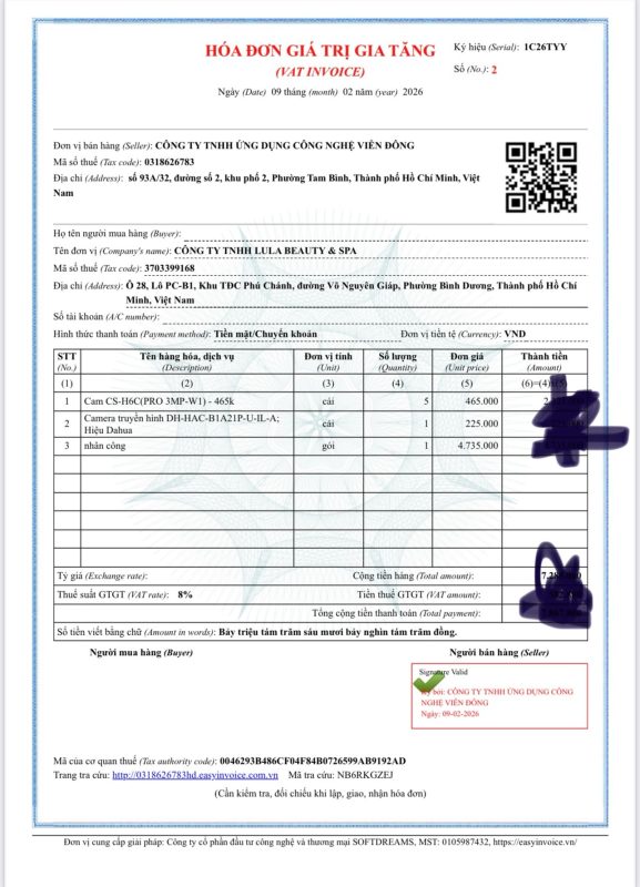 Bán & Thi Công Lắp Đặt Camera Có VAT Đầy Đủ – Minh Bạch & Hợp Chuẩn Bộ Công Thương