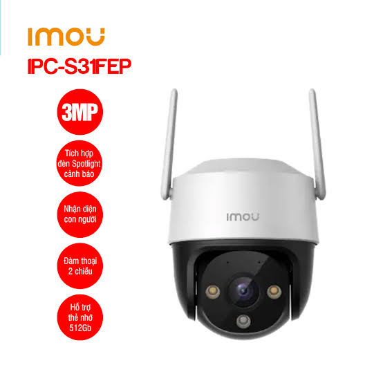 Camera WiFi trong nhà ngoài trời | Imou S31FP