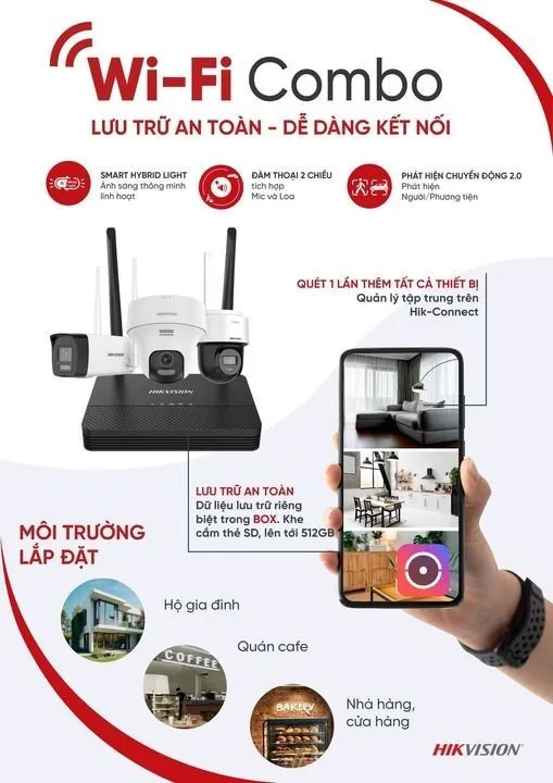 Phân loại camera có dây & wifi dùng trong gia đình