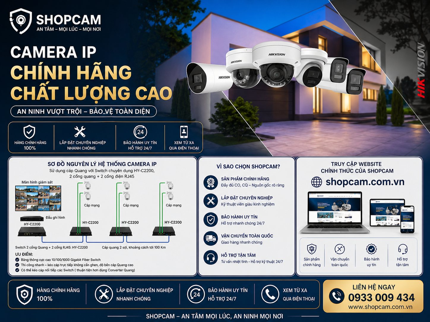 Lắp Camera Giám Sát An Ninh Cho Nhà Xưởng, Kho, Doanh Nghiệp