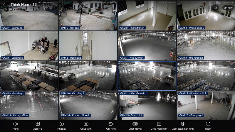 Bộ 16 camera giám sát ip cao cấp | dahua