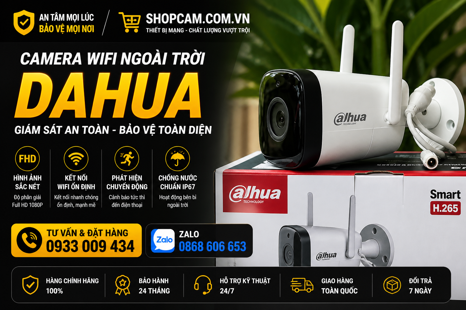 camera ngoài trời
