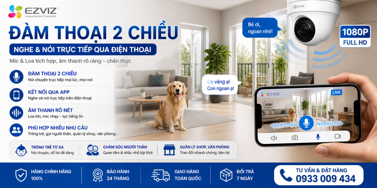 Lắp đặt camera chỉ từ 150K | Combo giám sát trong nhà [ 899K]