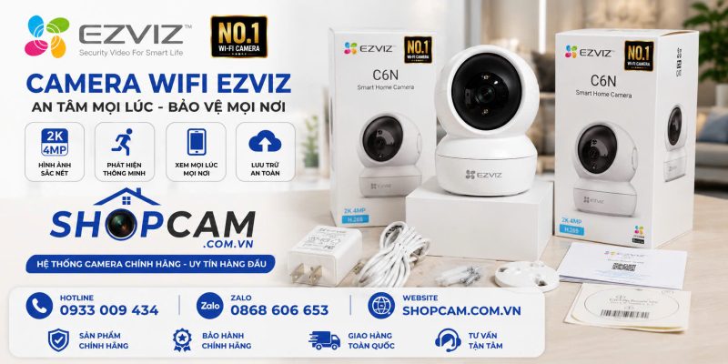 Camera Ezviz kết nối wifi bán chạy