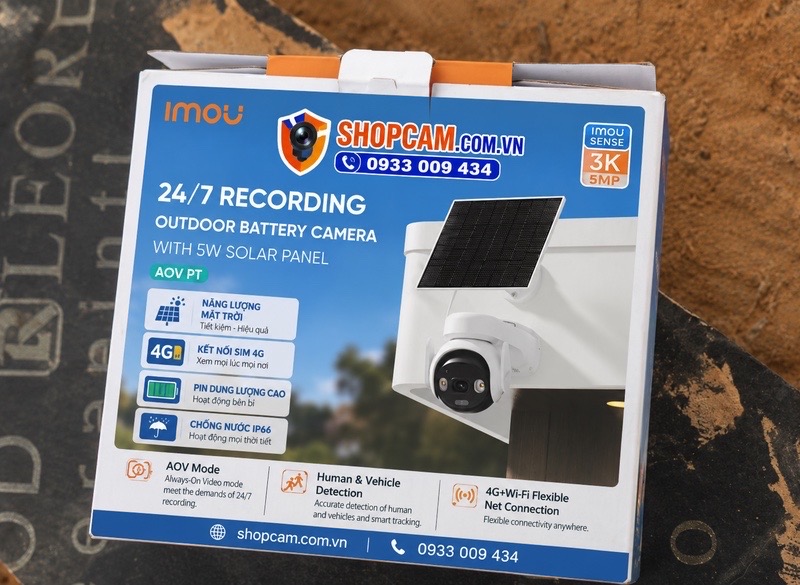 Camera sim 4G năng lượng mặt trời