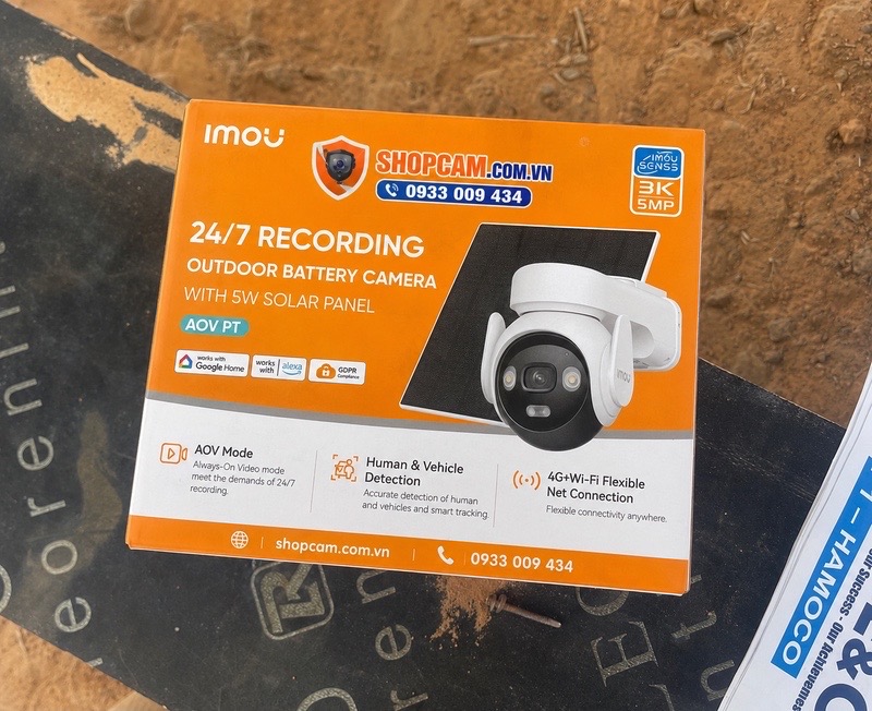 Camera sim 4G năng lượng mặt trời